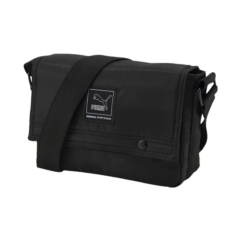 PUMA Fabric Messenger Bag Shoulder Bag Crossbody Bag Regular Unisex Black-0