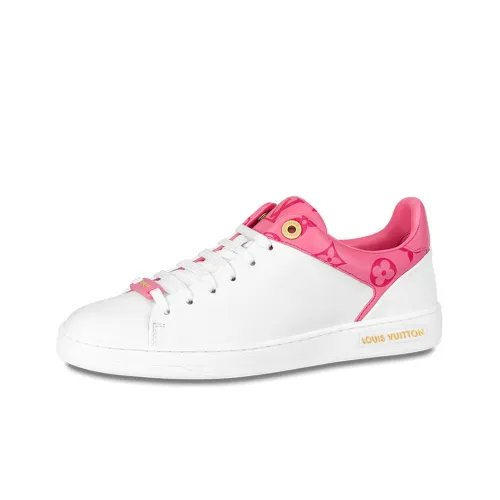 LOUIS VUITTON Frontrow Skateboard Shoes Women's Low-Top Pink/White