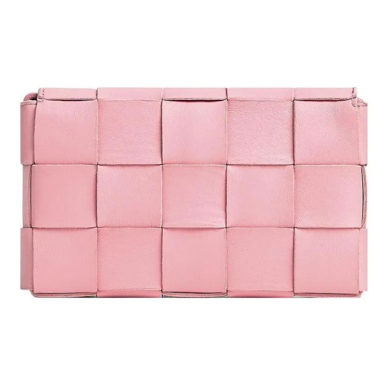 Bottega Veneta CASSETTE Pillow Bag Lambskin Tofu Bag, Shoulder Bag, Crossbody Bag Trumpets Women's Pink-2
