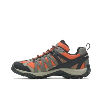MERRELL Anti-Slip And Wear-Resistant Water-Resistant Low-Top Outdoor Shoes Men's Gray Orange