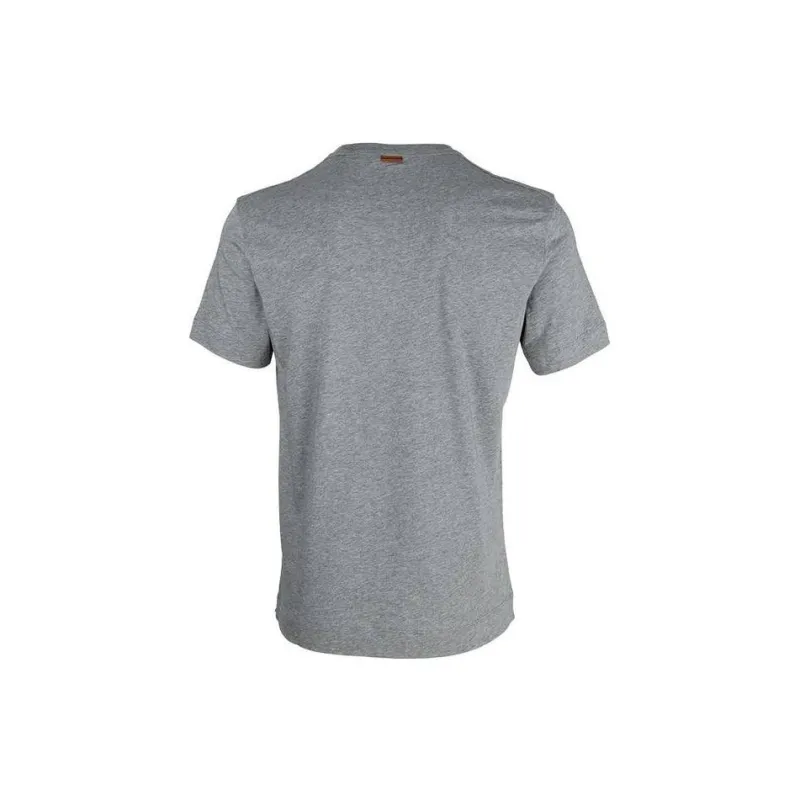 Zegna Logo Embroidered Crewneck T Shirt-1