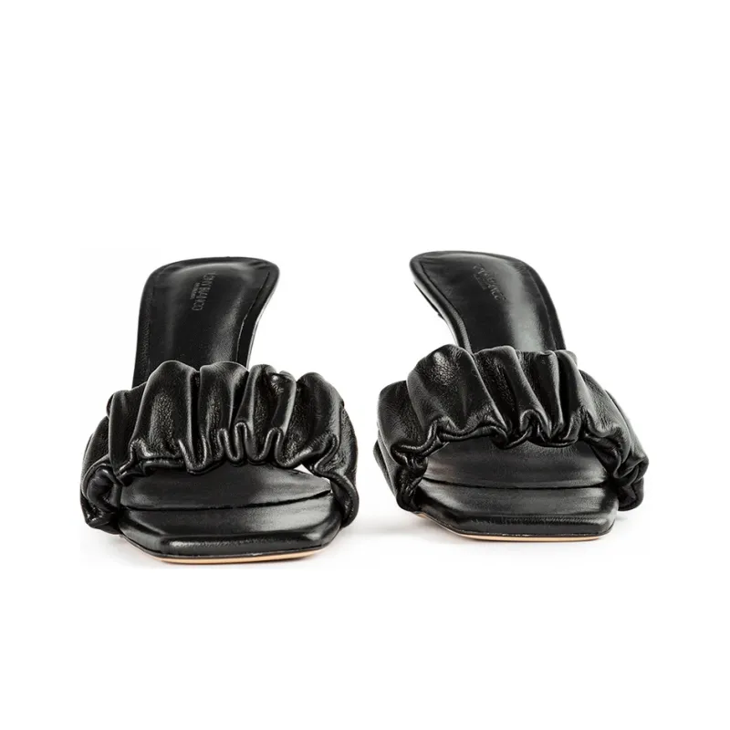 Tony Bianco Slide Slippers Women's Black-2