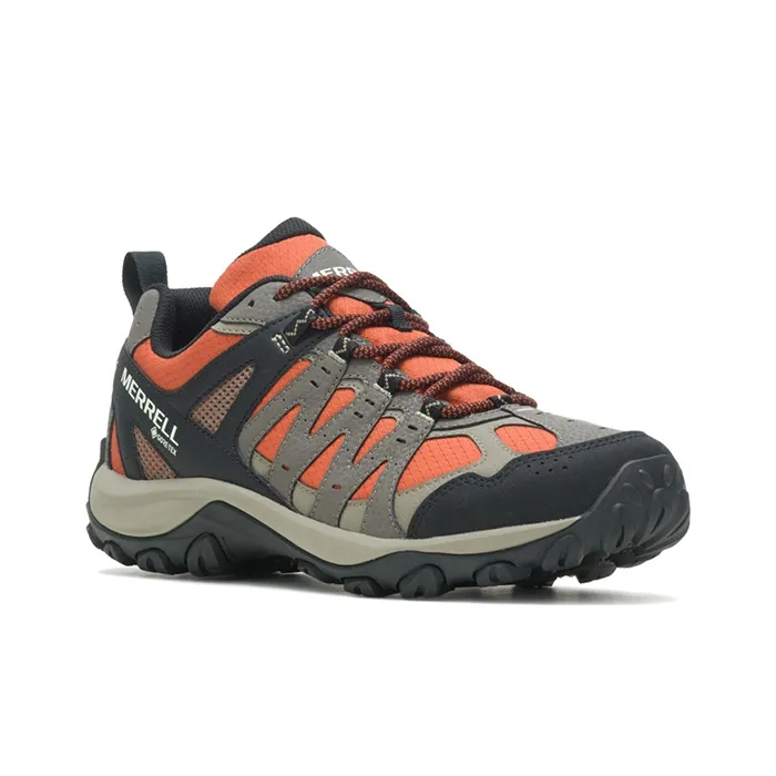 MERRELL Anti-Slip And Wear-Resistant Water-Resistant Low-Top Outdoor Shoes Men's Gray Orange-1