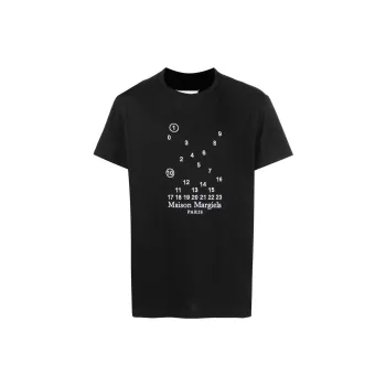 Maison Margiela Graphic Printed Crewneck T Shirt