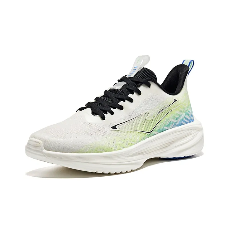 Erke Light Cloud Running Shoes Men Low Top White/Blue-2