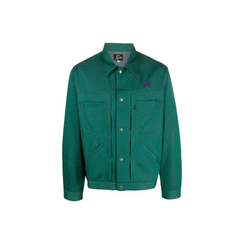 Needles Jackets Men Green