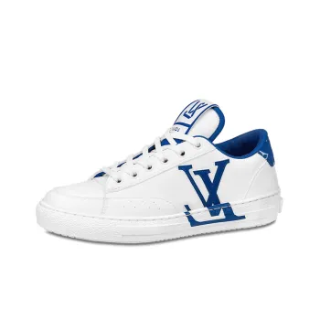 LOUIS VUITTON Charlie Low Top Skateboard Shoes Women's Blue White