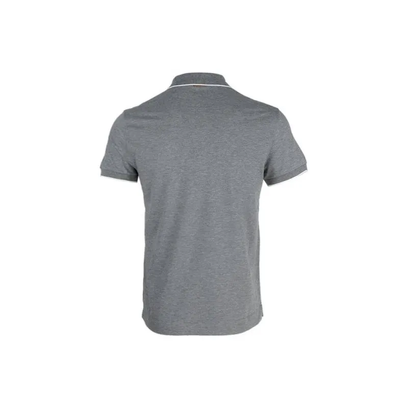 Zegna Logo Embroidered Short Sleeved Polo Shirt-1