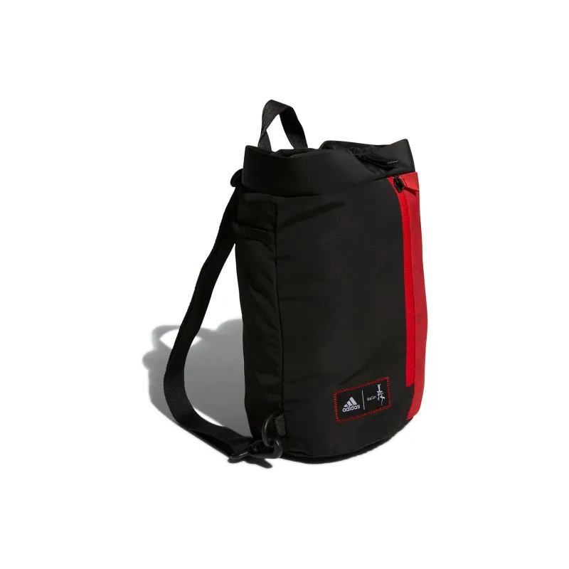 Adidas Polyester Bucket Bag Backpack Regular Men's Red Black-1