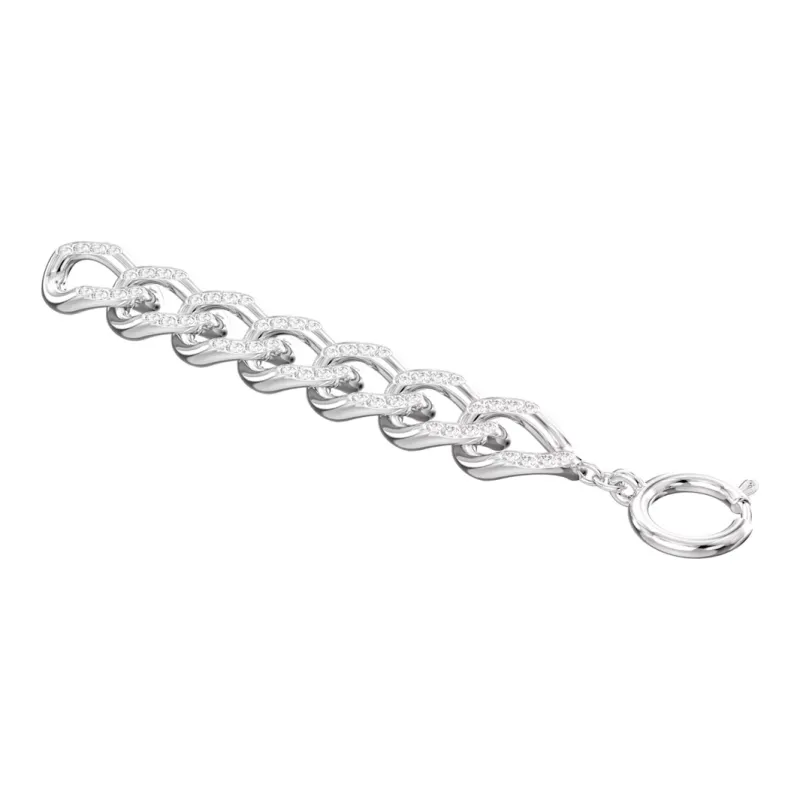 Swarovski Dextera Extension Chain Women's Silver-1