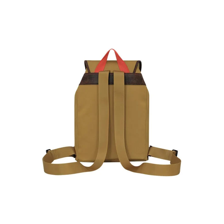 LONGCHAMP 3D Canvas Backpack Medium Size Men's Tobacco-2