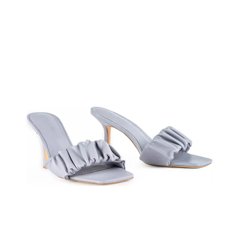 Tony Bianco Rubber Sole Slip Resistant Antibacterial Slide Slippers Women's Iris Purple-3
