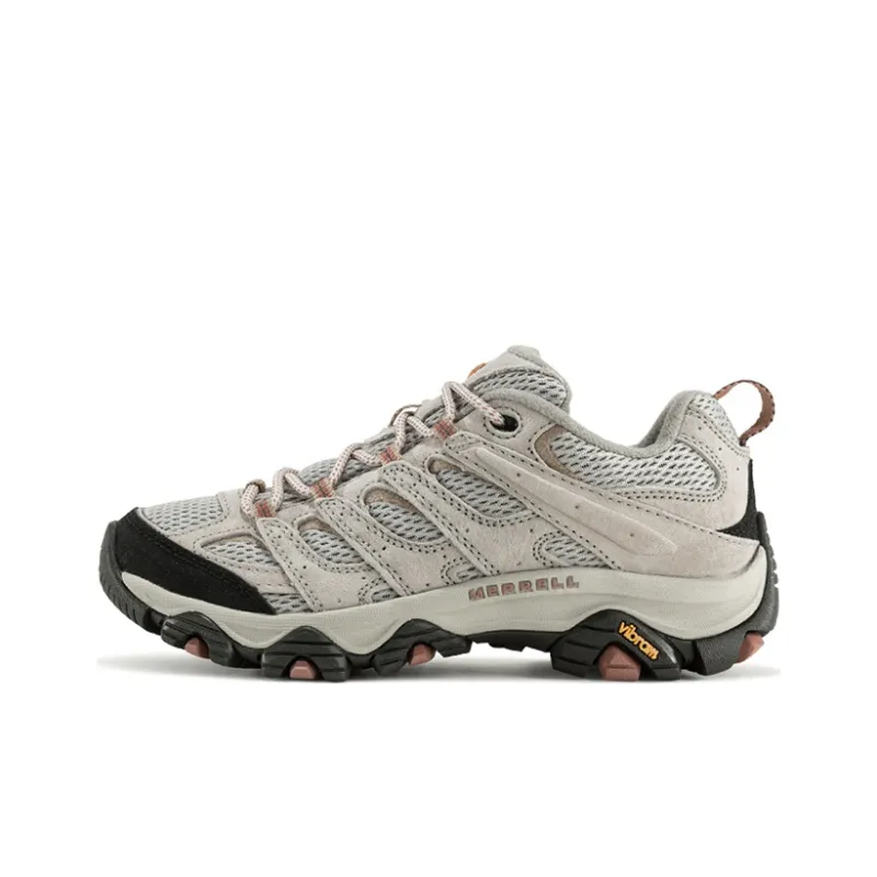 MERRELL MOAB 3 Cushioning Slip Resistant Low Top Outdoor Shoes Women's Ecru-0