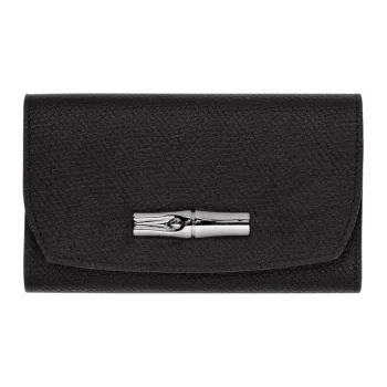 LONGCHAMP Roseau Compact Leather Wallet