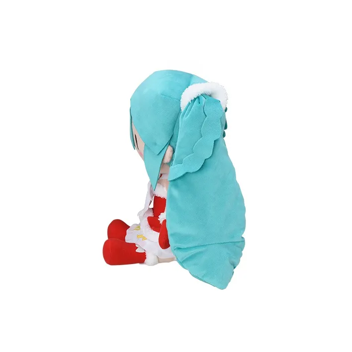 SEGA Hatsune Miku Christmas 2022 Edition Sitting Posture Dolls Plush Doll 27cm Height-2
