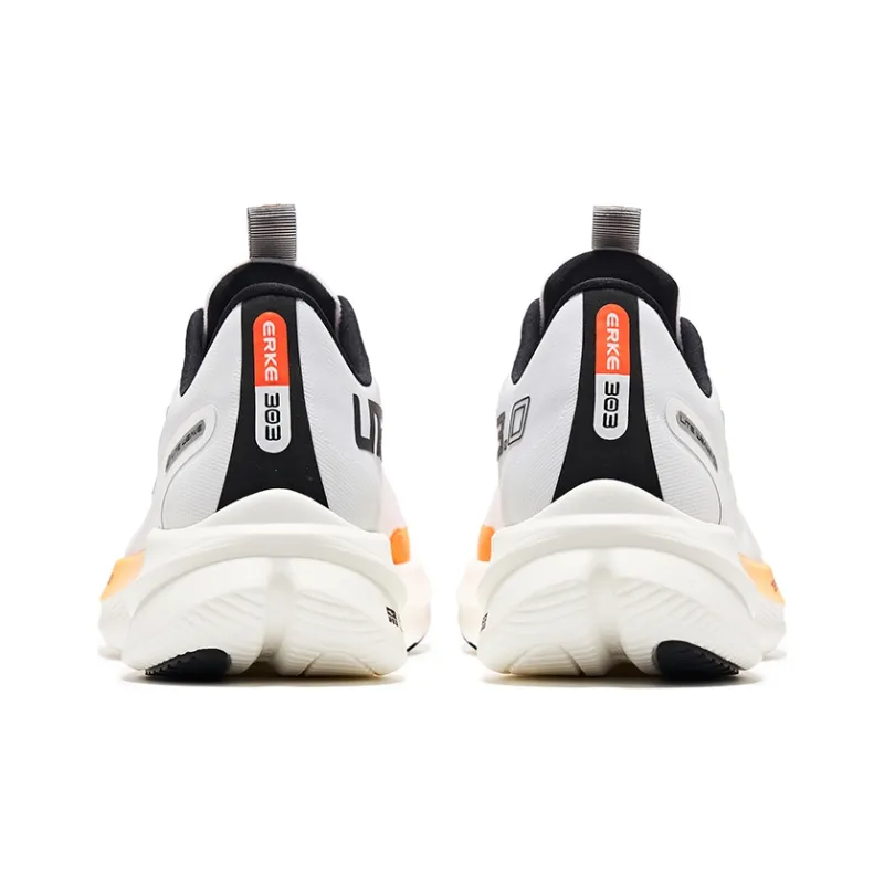 Erke Α flex 3.0 Low Top Running Shoes Men's White Orange-3