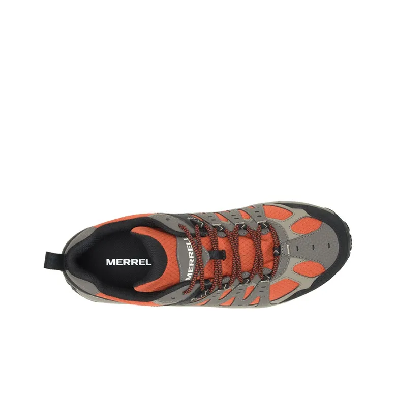 MERRELL Anti-Slip And Wear-Resistant Water-Resistant Low-Top Outdoor Shoes Men's Gray Orange-2