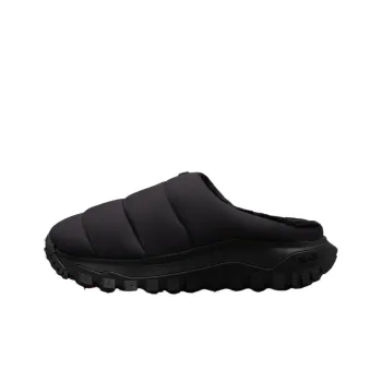 Moncler Rubber Sole Quick Dry Wrap toe Slippers Men's Black
