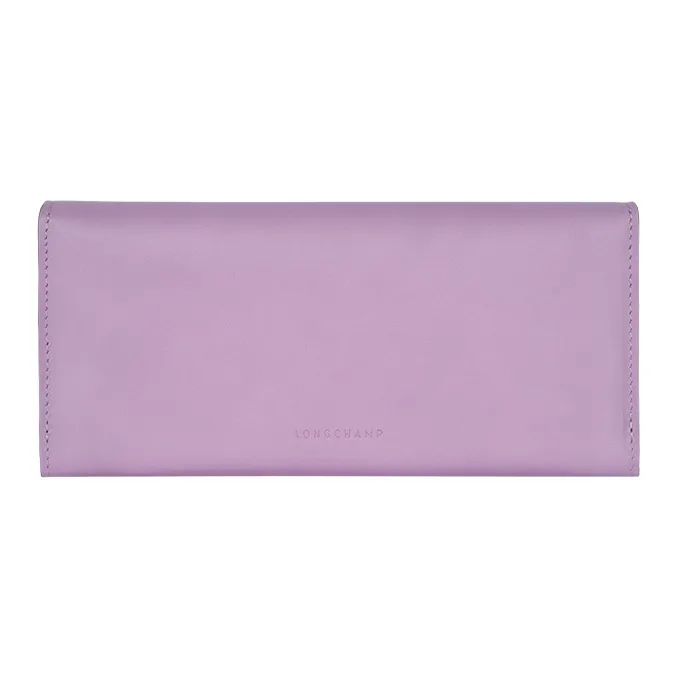 LONGCHAMP BOX-TROT Calfskin Wallet Women's Purple-1