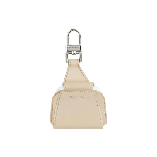 Givenchy Antigona Cow Leather AirPods Protective Cover Earphone Case Men's Beige