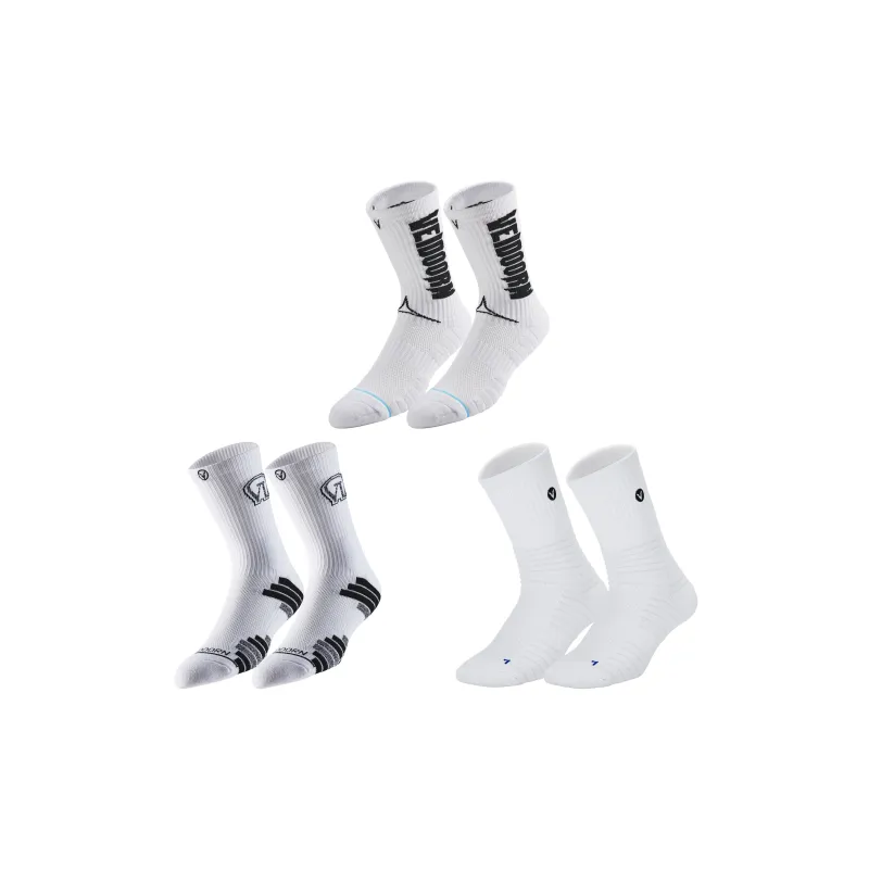 VEIDOORN Basketball Socks Unisex Gift Box Set Pink Blue-5