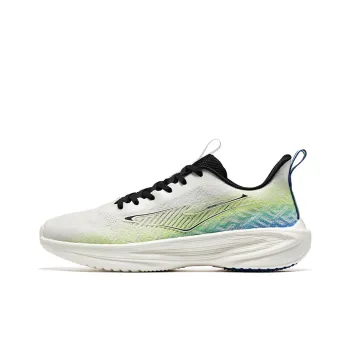 Erke Light Cloud Running Shoes Men Low Top White/Blue