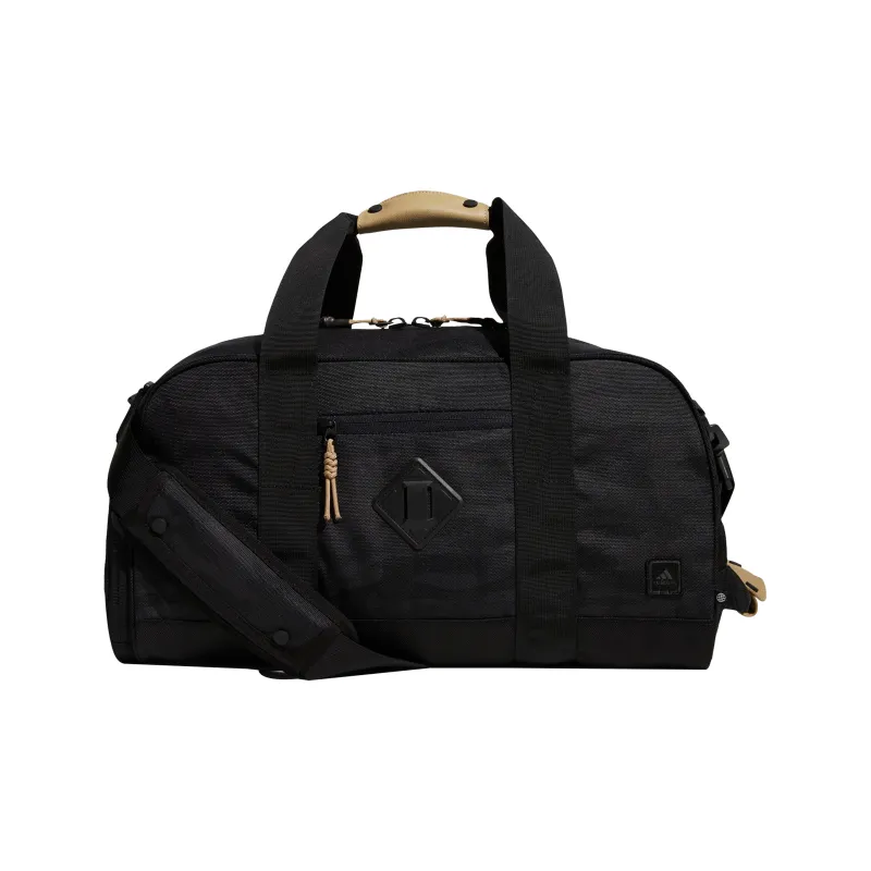 Adidas Recycled Polyester Portable One Shoulder Crossbody Gym Bags Medium Size Men's Black-0