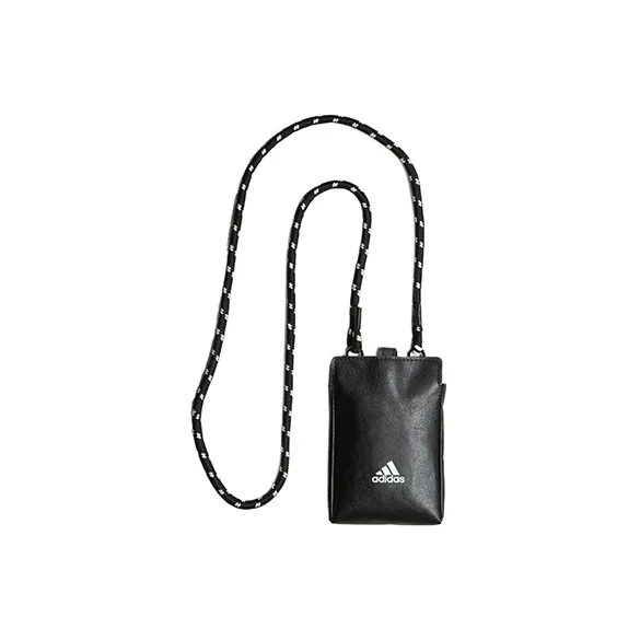 Adidas Essential Artificial Leather Cell Phone Pouch Small Size Unisex Black-0
