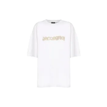 Jacquemus Le T Shirt Raphia Logo T shirt