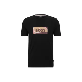 HUGO BOSS Graphic Logo print T shirt