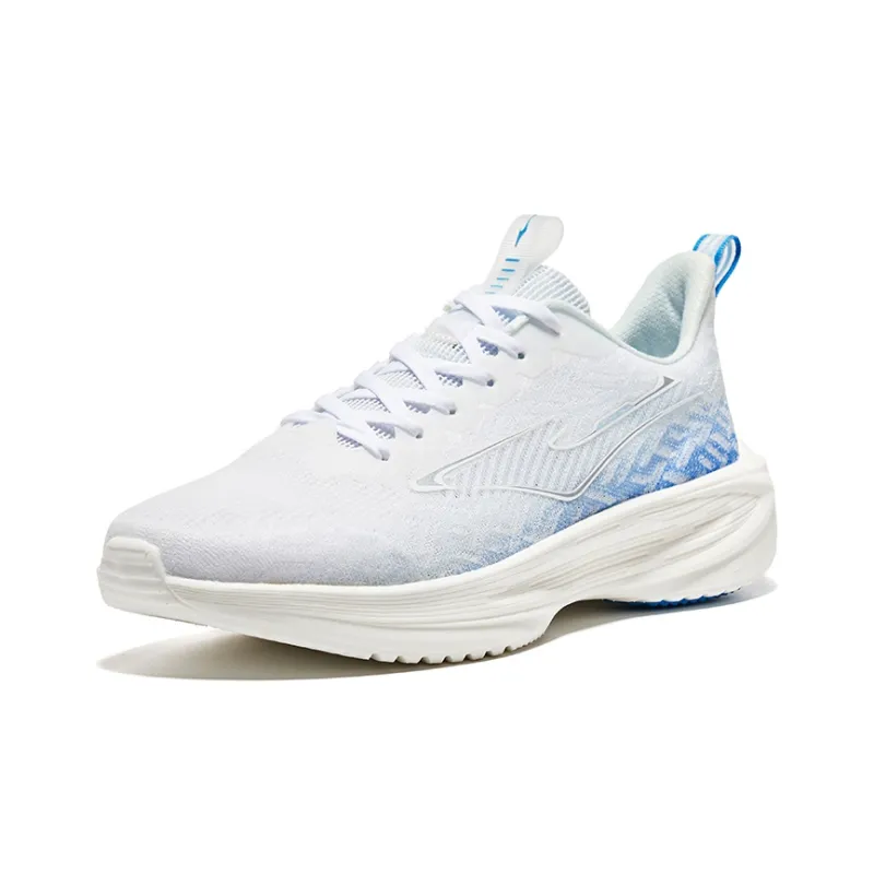 Erke Cushioning Anti-Slip And Wear-Resistant Low-Top Running Shoes Men's Erke White Dark Blue-2