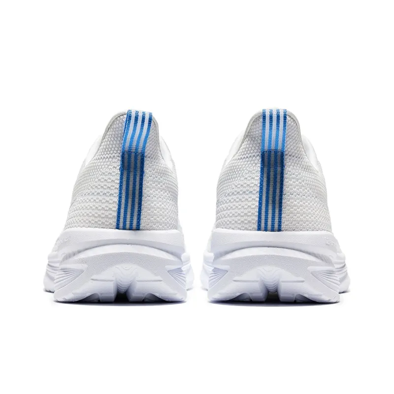 Erke Floating On Water 4.0 Low Top Running Shoes Men's White Blue-3