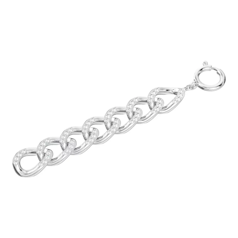 Swarovski Dextera Extension Chain Women's Silver-2