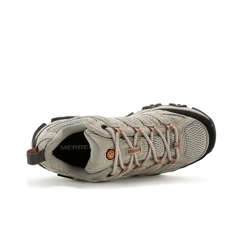 MERRELL MOAB 3 Cushioned Anti Slip Wear Resistant And Water Resistant Low Top Outdoor Shoes Women's White Gray Black-2