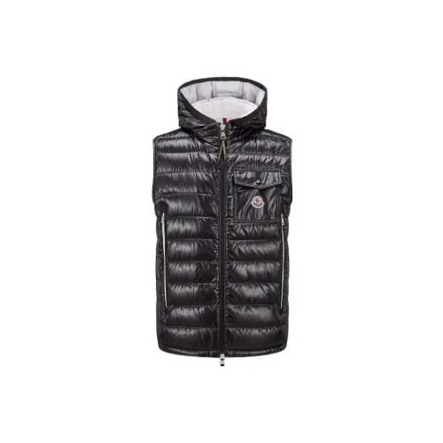 Moncler Vests Men Black