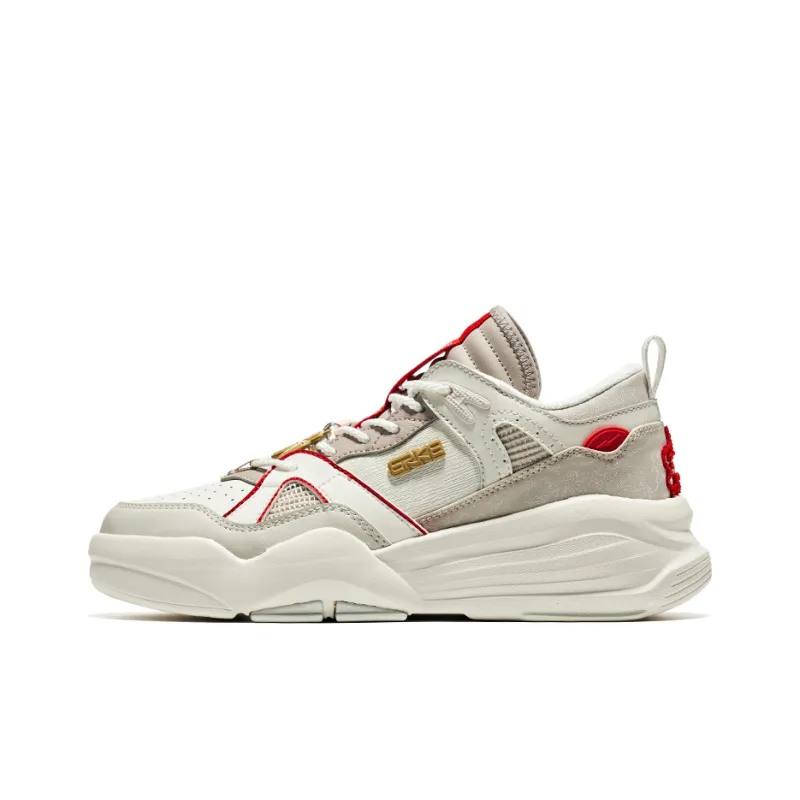 ERKE Anti-slip And Wear-resistant Skateboarding Shoes Women's-0