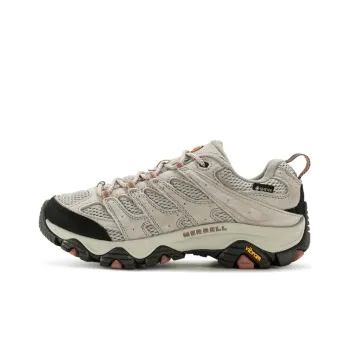 MERRELL MOAB 3 Cushioned Anti Slip Wear Resistant And Water Resistant Low Top Outdoor Shoes Women's White Gray Black