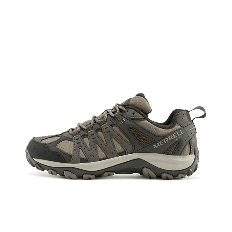 MERRELL Accentor Gt Low-Top Outdoor Shoes Men's White Light Coffee-0
