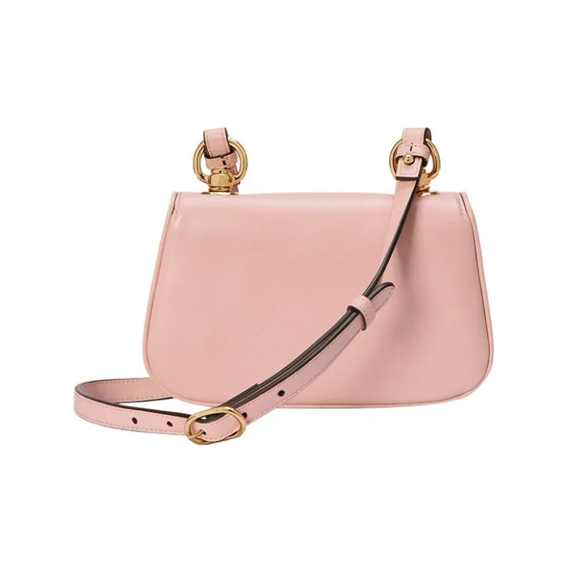GUCCI Blondie Leather Handbags Shoulder Bag Crossbody Bag Mini Women's Light Pink-4