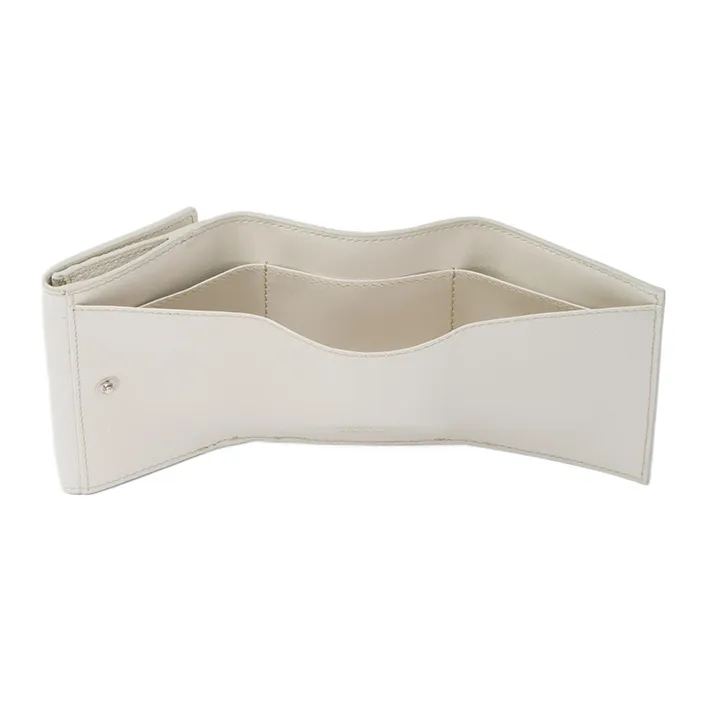 PRADA Leather Wallet Men's White-3