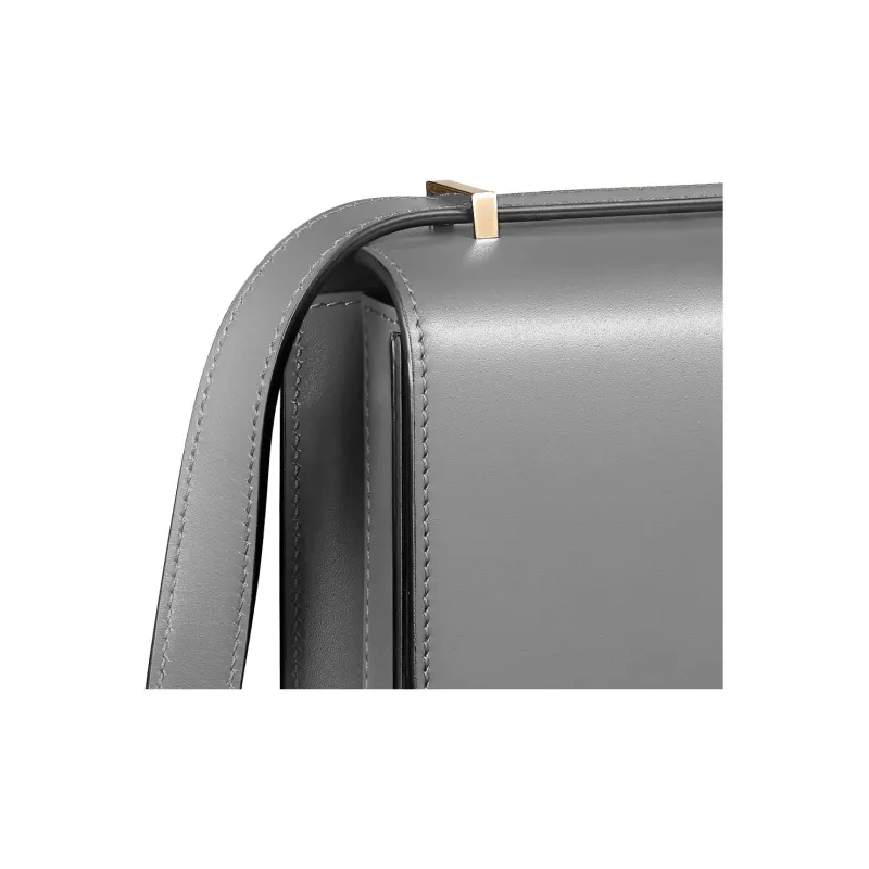 CARTIER Calfskin Shoulder Bag Crossbody Bag Mini Women's Gray-6