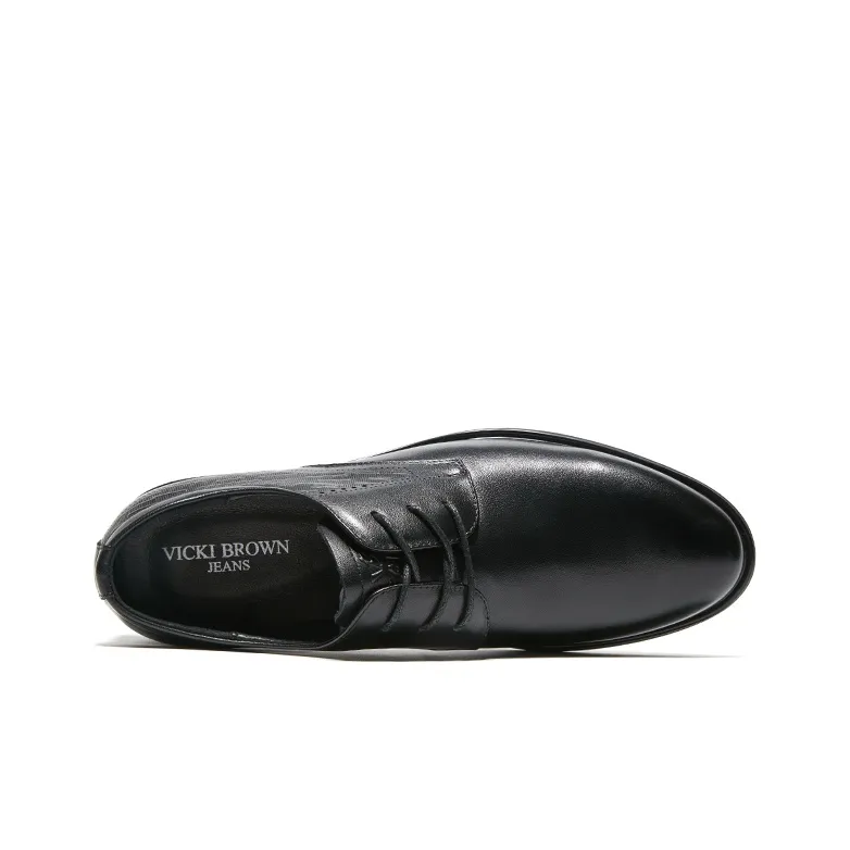 VICKI BROWN Jeans Dress Shoes Men's Black-4