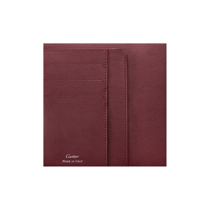CARTIER Must De Cartier Calfskin Passport Holder Regular Men's Black-3