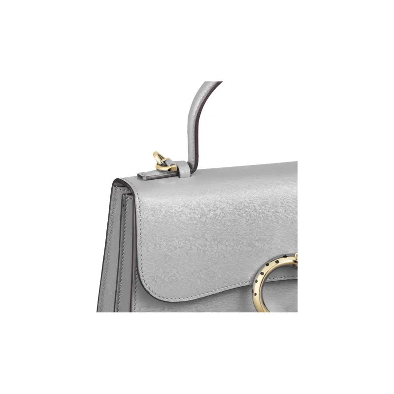 CARTIER Panthère De Cartier Calfskin Shoulder Bag Crossbody Bag Handbags Small Size Women's Gray-5