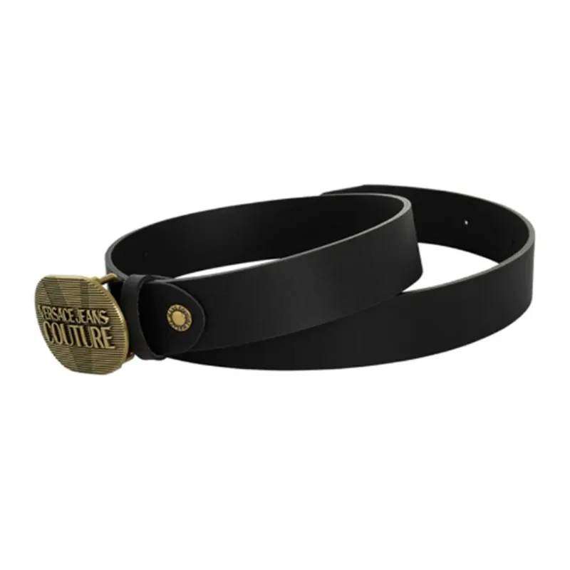 VERSACE JEANS COUTURE Casual Fashion Smooth Buckle Unisex Width 4cm-3