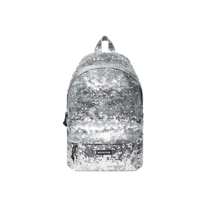 Balenciaga Explorer Polyester Backpack Regular Men's Silver-0
