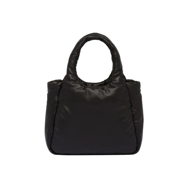 PRADA Soft Sheep Leather Tote Bag, Shopping Bag, Handbag Women's Black-2