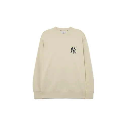 MLB Sweatshirts Unisex Light Yellow