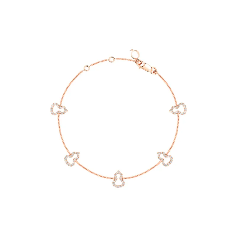 Qeelin Wulu 18k Rose Gold Diamonds Bracelets Women's-0