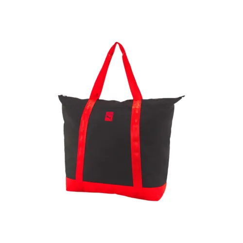 PUMA Polyester Handbag Shoulder Bag Women's Black/Red